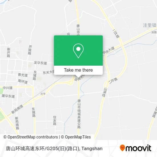 唐山环城高速东环/G205(旧)(路口) map