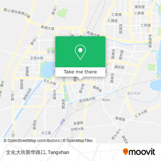 文化大街新华路口 map