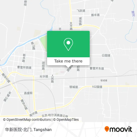 华新医院-北门 map