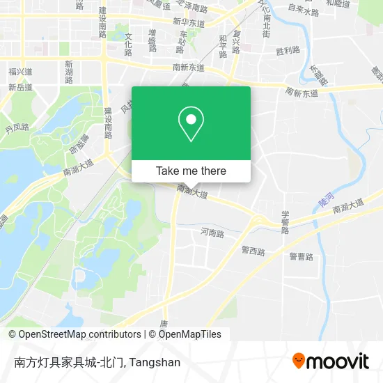 南方灯具家具城-北门 map