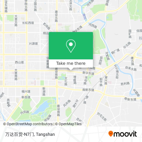 万达百货-N7门 map