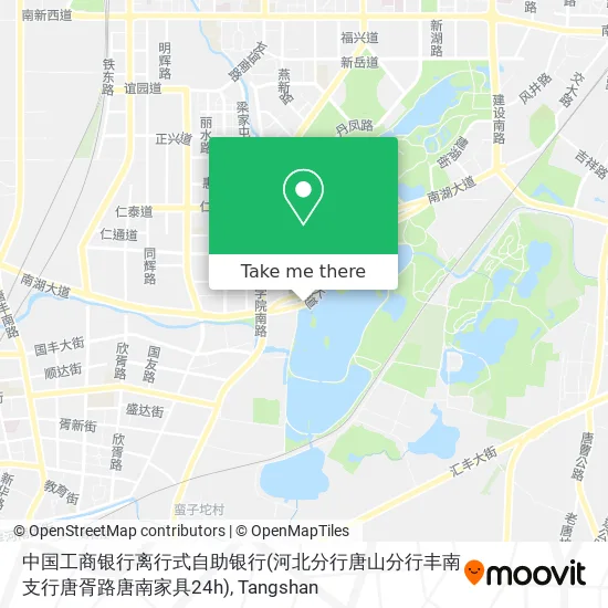 中国工商银行离行式自助银行(河北分行唐山分行丰南支行唐胥路唐南家具24h) map