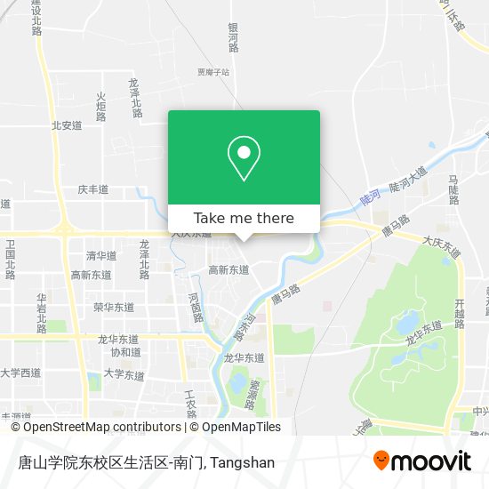 唐山学院东校区生活区-南门 map