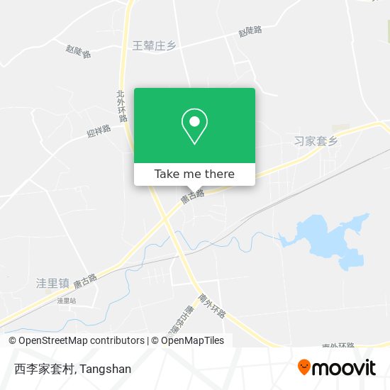 西李家套村 map