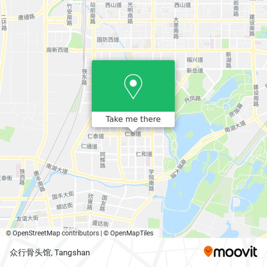 众行骨头馆 map