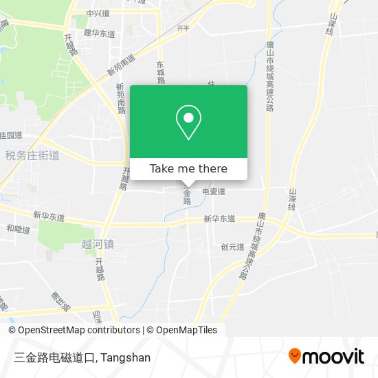 三金路电磁道口 map