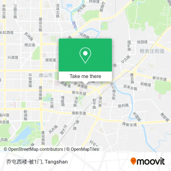 乔屯西楼-被1门 map