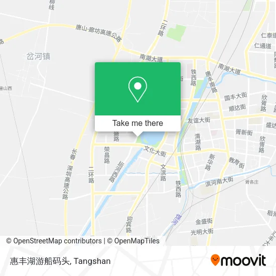 惠丰湖游船码头 map