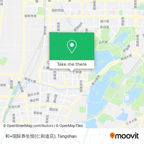 和+国际养生馆(仁和道店) map