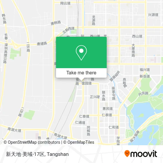 新天地·美域-17区 map