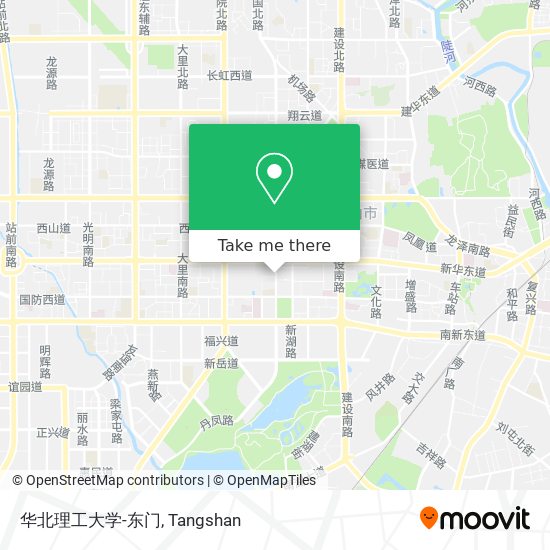 华北理工大学-东门 map