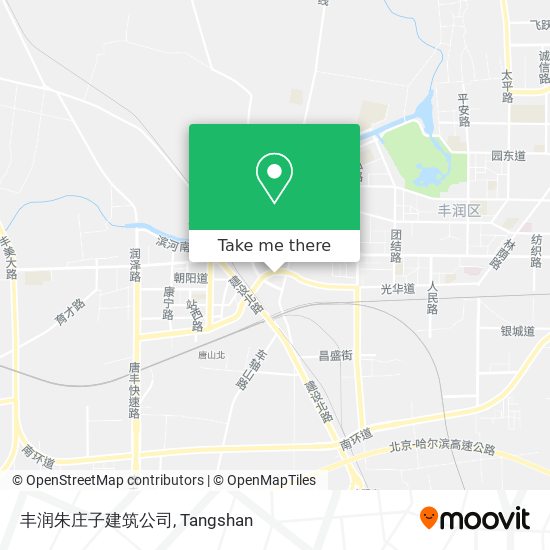 丰润朱庄子建筑公司 map