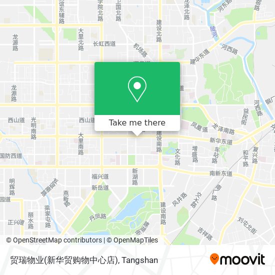 贸瑞物业(新华贸购物中心店) map