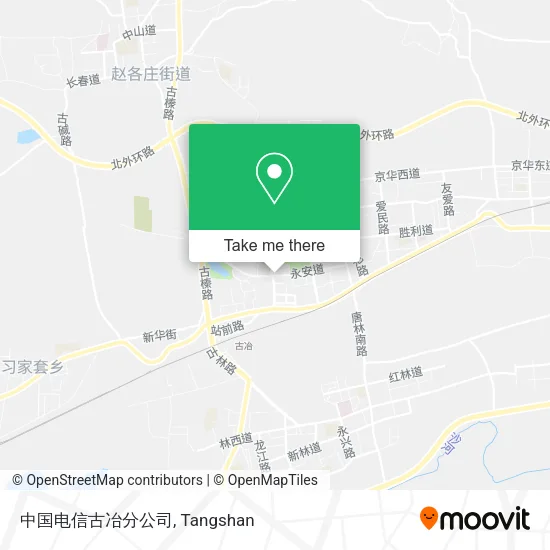 中国电信古冶分公司 map