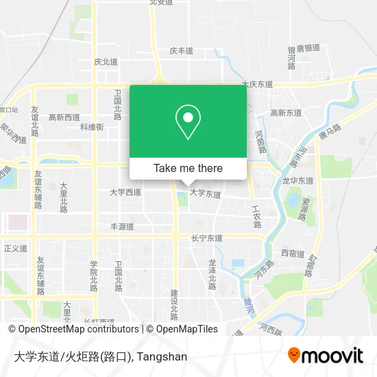 大学东道/火炬路(路口) map