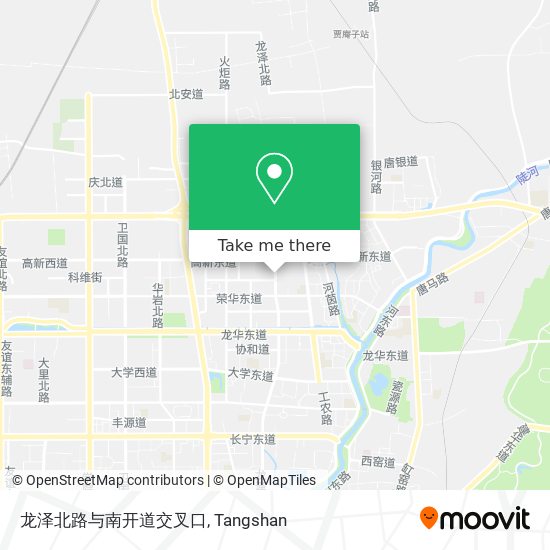 龙泽北路与南开道交叉口 map