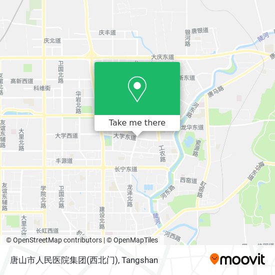 唐山市人民医院集团(西北门) map