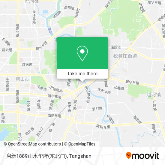 启新1889山水华府(东北门) map