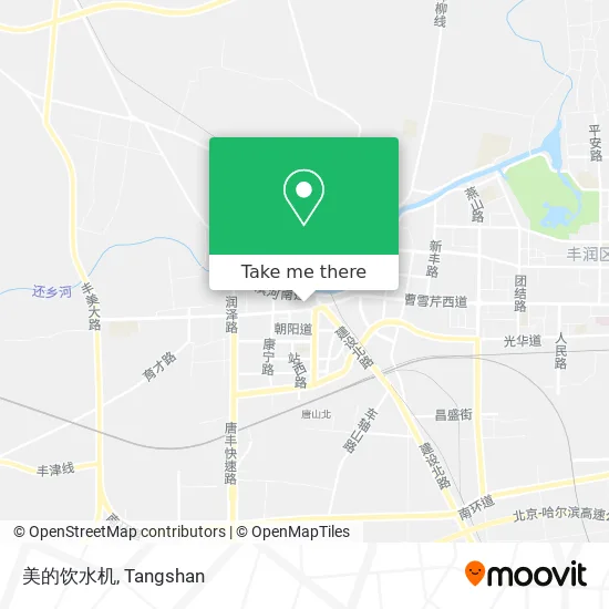 美的饮水机 map