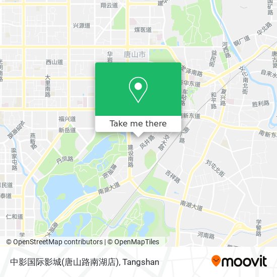 中影国际影城(唐山路南湖店) map