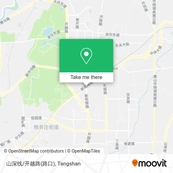 山深线/开越路(路口) map