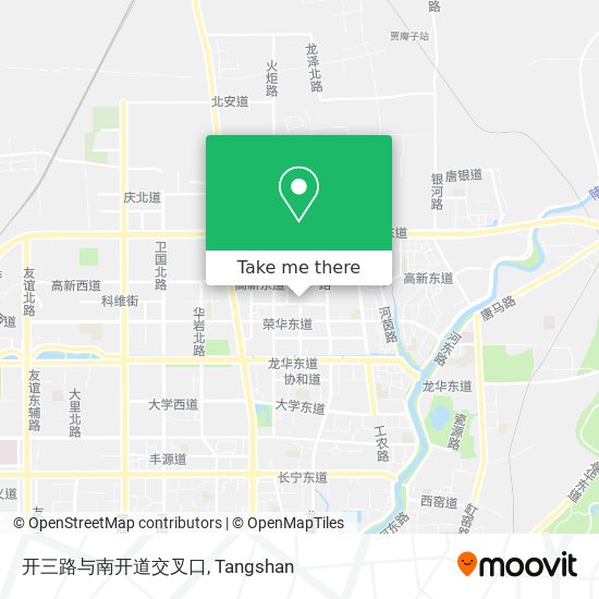 开三路与南开道交叉口 map