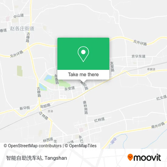 智能自助洗车站 map