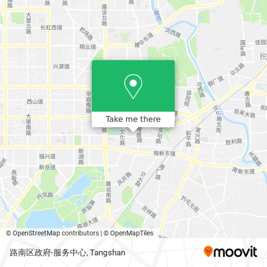 路南区政府-服务中心 map