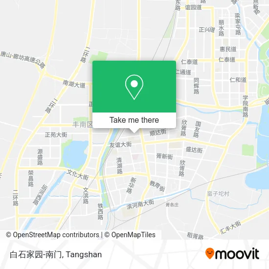 白石家园-南门 map