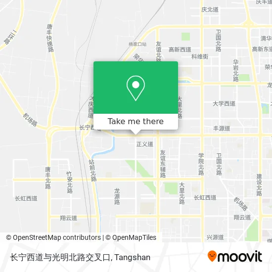 长宁西道与光明北路交叉口 map