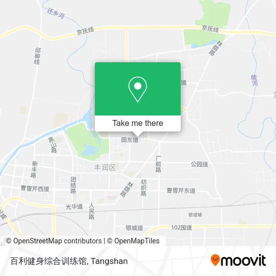 百利健身综合训练馆 map