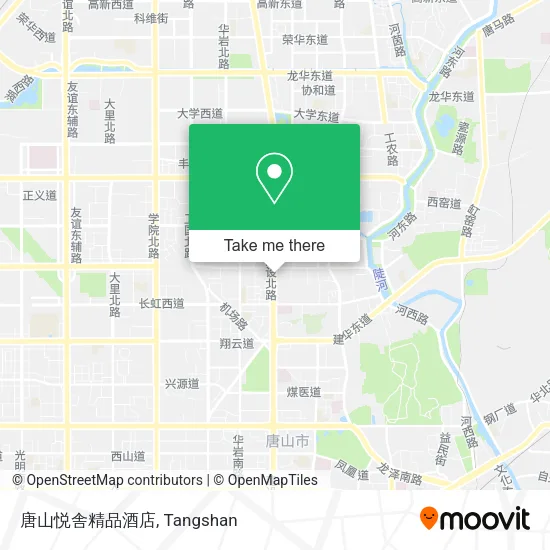 唐山悦舎精品酒店 map