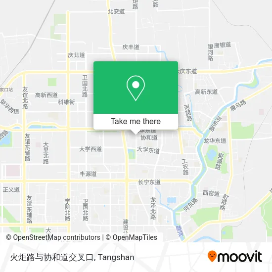 火炬路与协和道交叉口 map