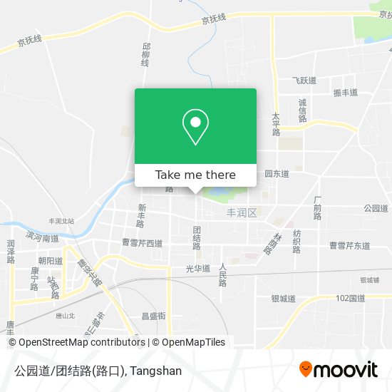 公园道/团结路(路口) map