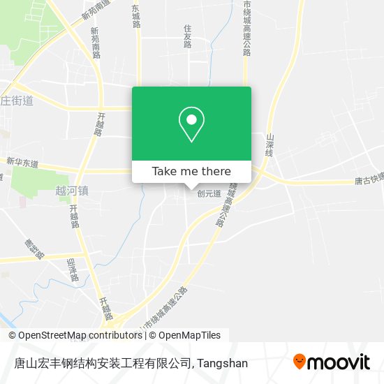 唐山宏丰钢结构安装工程有限公司 map