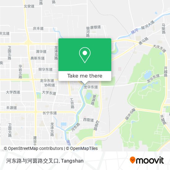 河东路与河茵路交叉口 map