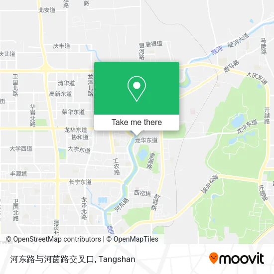 河东路与河茵路交叉口 map