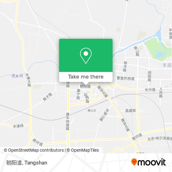 朝阳道 map