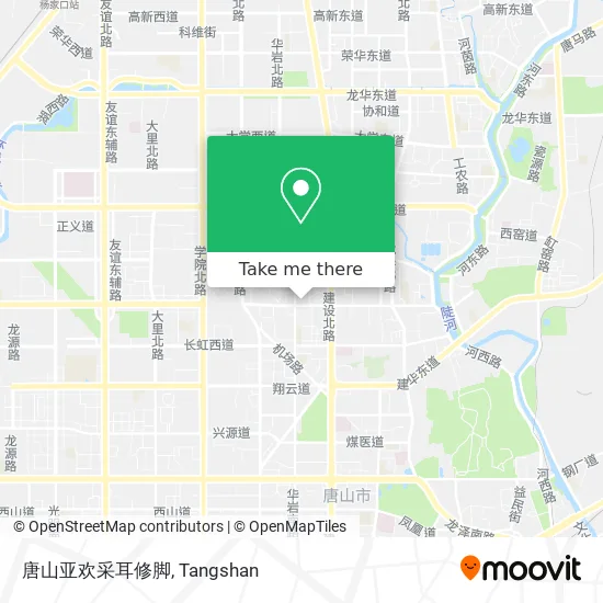 唐山亚欢采耳修脚 map