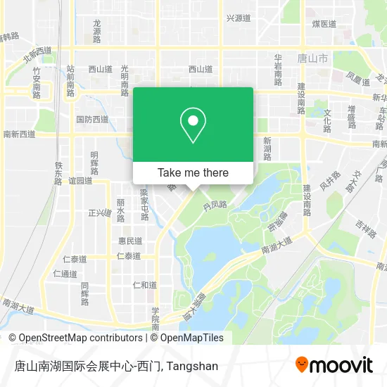 唐山南湖国际会展中心-西门 map