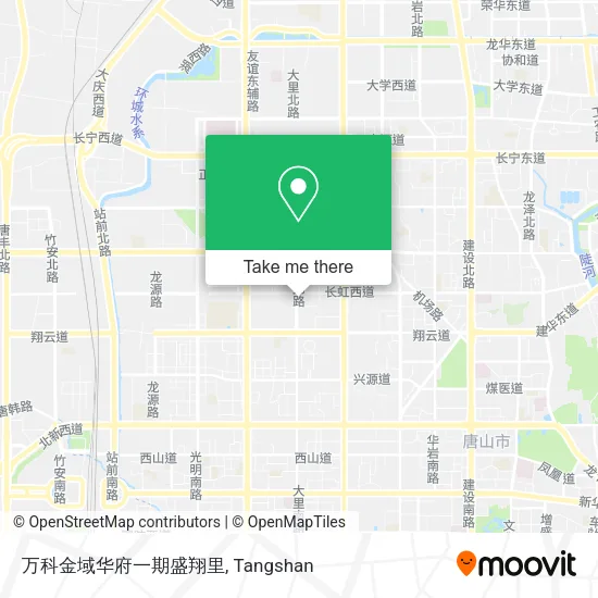 万科金域华府一期盛翔里 map