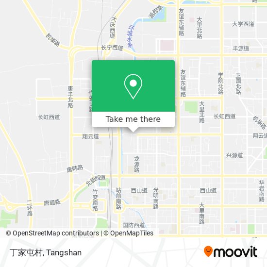 丁家屯村 map
