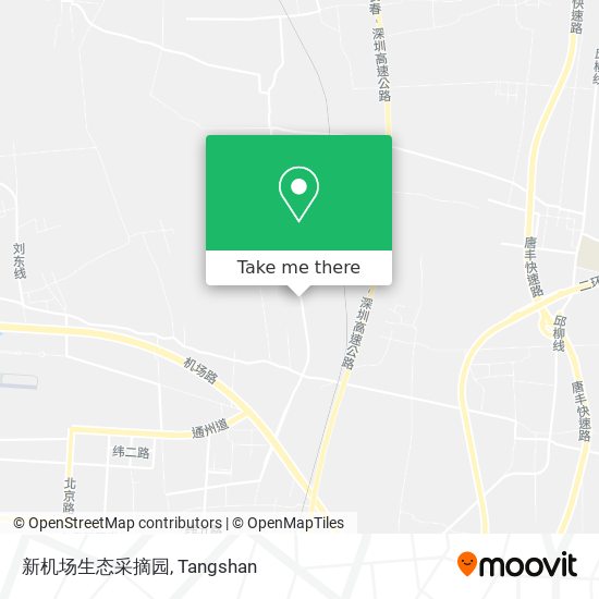 新机场生态采摘园 map