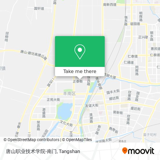唐山职业技术学院-南门 map