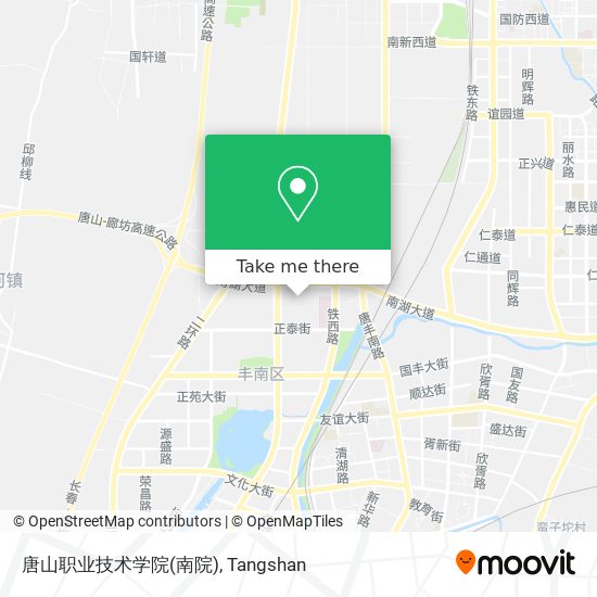 唐山职业技术学院(南院) map