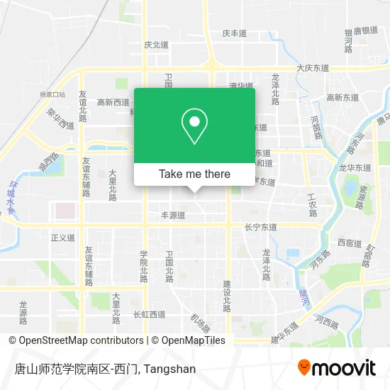 唐山师范学院南区-西门 map