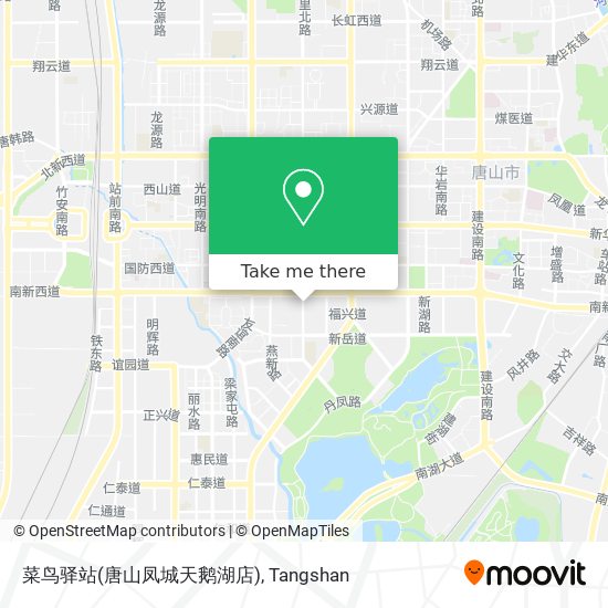 菜鸟驿站(唐山凤城天鹅湖店) map