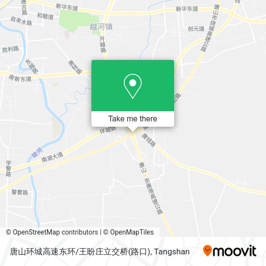 唐山环城高速东环/王盼庄立交桥(路口) map