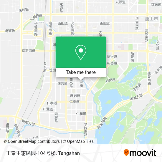 正泰里惠民园-104号楼 map