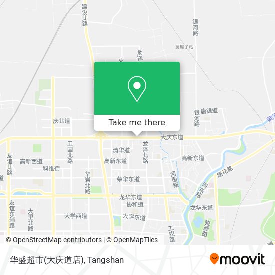 华盛超市(大庆道店) map